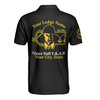 Personalized Name Prince Hall Affiliated F&AM PHA The Black Suits Freemason 3D Men's Polo Shirt S-5XL