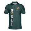 Custom Temple Name Nobles Mystic Shrine AEAONMS Known, Wise & Gallant Streng Fury 3D Men's Polo Shirt S-5XL