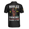 Custom Temple Name Nobles Mystic Shrine AEAONMS Known, Wise & Gallant Streng Fury 3D Men's Polo Shirt S-5XL
