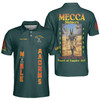 Personalized Temple Name Nobles Anubis of the Mystic Shrine AAONMS Freemason 3D Men's Polo Shirt S-5XL