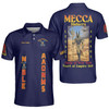 Personalized Temple Name Nobles Anubis of the Mystic Shrine AAONMS Freemason 3D Men's Polo Shirt S-5XL