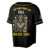 Personalized Name Freemasonry PHA 2B1 ASK1 Wisom Strenght Beauty 3D Baseball Jersey Shirt Size S-5XL
