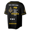 Personalized Name Freemasonry I Took An Oath Smib Prince Hall 3D Baseball Jersey