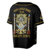 Customize Lodge Name, Name Freemasonry Sign of a Mason 3D Baseball Jersey Shirt Size S-5XL
