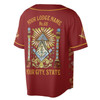 Customize Lodge Name, Name Freemasonry Sign of a Mason 3D Baseball Jersey Shirt Size S-5XL