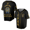 Custom Name Freemasonry 357 Prince Hall Mason 3D Baseball Jersey Shirt Size S-5XL
