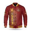 Customize Lodge Name, Name Freemasonry Sign of a Mason 3D Baseball Jacket Size S-5XL