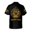 Custom Lodge Name Freemason From Darkness To Light 2B1 ASk1 3D Button Down Shirt Size S-5XL