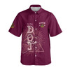 Personalized Court Name DOI Egyptian Ancient Sunset Sovereign 3D Button Down Shirt Size S-5XL