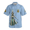 Personalized Court Name DOI Egyptian Ancient Goddess Crown of Eternity 3D Button Down Shirt Size S-5XL
