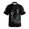 Personalized Court Name DOI Egyptian Ancient Goddess All Seeing Eye 3D Button Down Size S-5XL