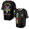 Custom Name Order of the Eastern Star Masonic Lodge OES 3D Baseball Jersey Shirt Size S-5XL