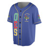 Custom Name Order of the Eastern Star Masonic Lodge OES 3D Baseball Jersey Shirt Size S-5XL