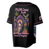 Personalized Court Name DOI Daughters Of Isis Purple Lady Shriners AEAONMS 3D Baseball Jersey Shirt Size S-5XL