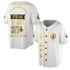 Custom Freemason Worldwide Brotherhood Mason 2B1 Ask1 357 3D Baseball Jersey Shirt Size S-5XL