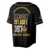 Custom Freemason Worldwide Brotherhood Mason 2B1 Ask1 357 3D Baseball Jersey Shirt Size S-5XL