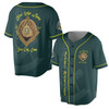 Custom Lodge Name Number Masonic Past Master Sun Freemasonry 3D Baseball Jersey Shirt Size S-5XL