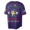 Custom Chapter Name OES Order Of The Eastern Star 1850 Electa Adah Ruth Esther Martha 3D Baseball Jersey Shirt Size S-5XL