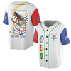 Custom Chapter Name OES Diva Sister Order Of The Eastern Color Block 3D Baseball Jersey Shirt Size S-5XL
