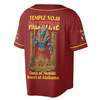 Custom Temple Name Nobles 1983 Mystic Shrine AEAONMS Pharaoh Warrior Freemasonry 3D Baseball Jersey Shirt Size S-5XL