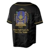 Personalized Name Past Master F&AM PHA Faith Hope Charity Freemason 3D Baseball Jersey Shirt Size S-5XL