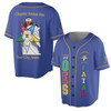 Customized Name 1850 OES FATAL Sister Eyes Mask Order Of The Eastern Star Pentagon Down 3D Baseball Jersey Shirt Size S-5XL