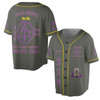 Custom Council Royal and Select Masters Freemasonry Fiat Lux 3D Baseball Jersey Shirt Size S-5XL
