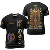 Personalized Court Name DOI Egyptian Ancient Sun Crown Goddess 3D Tshirt Shirt Size S-5XL