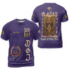 Personalized Court Name DOI Egyptian Ancient Sun Crown Goddess 3D Tshirt Shirt Size S-5XL