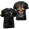 Customized Name Order Of The Eastern Star OES Permissiom To Shine Fatal Diva 3D T-shirt Size S-5XL
