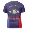Customize Name OES Order of the Eastern Star Pentagon Down 1850 Electa Adah Ruth Esther Martha Freemasonry 3D T-shirt Size S-5XL