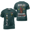 Custom Temple Name Nobles Mystic Shrine AEAONMS Known, Wise Gallant Streng & Fury 3D T-shirt Size S-5XL