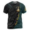 Personalized Name Past Master Emblem Square Compass F&AM PHA Freemason 3D T-shirt Size S-5XL