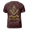 Customize Name Lodge Name Masonic Letter G Faith Hope Charity Pattern Seamless Freemasonry 3D T-shirt Size S-5XL
