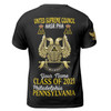 Custom Name, Number Scottish Rite Eagle Wings 33 Degree AASR PHA Freemasonry 3D T-shirt Size S-5XL
