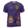 Customize Name Knights Templar Past Eminent Grand Commander 40 Miles Club Freemasonry 3D T-shirt Size S-5XL