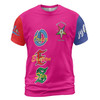 Custom Chapter Name OES Diva Sister Order Of The Eastern Color Block 3D T-shirt Size S-5XL