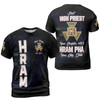 Custom Name Royal Arch Past High Priest HRAM PHA York Rite Freemasonry 3D T-shirt Size S-5XL