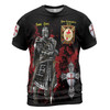 Customize Commandery Name Masonic Knights Templar Freemason 3D T-shirt Size S-5XL