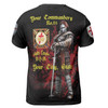 Customize Commandery Name Masonic Knights Templar Freemason 3D T-shirt Size S-5XL
