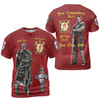 Customize Commandery Name Masonic Knights Templar Freemason 3D T-shirt Size S-5XL