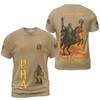 Custom Temple Name Nobles Mystic Shrine AEAONMS Kaaba Guardian PHA 1893 Freemasonry 3D T-shirt Size S-5XL
