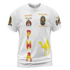 Custom Temple Name Nobles Mystic Shrine AEAONMS Pharaoh King 1893 PHA Freemasonry 3D T-shirt Size S-5XL