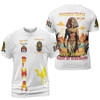 Custom Temple Name Nobles Mystic Shrine AEAONMS Pharaoh King 1893 PHA Freemasonry 3D T-shirt Size S-5XL