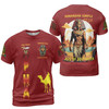Custom Temple Name Nobles Mystic Shrine AEAONMS Pharaoh King 1893 PHA Freemasonry 3D T-shirt Size S-5XL