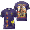 Custom Temple Name Nobles Mystic Shrine AEAONMS Pharaoh King 1893 PHA Freemasonry 3D T-shirt Size S-5XL