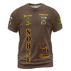 Custom Temple Name Nobles Mystic Shrine AEAONMS Ra And Anubis Nile Freemasonry 3D T-shirt Size S-5XL