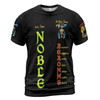 Custom Temple Name Nobles Mystic Shrine AEAONMS Pharaoh Pyramids Legendary Freemasonry 3D T-shirt Size S-5XL