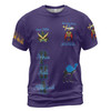 Custom Temple Name Nobles Mystic Shrine AEAONMS PHAraoh King of Desert Pyramids 3D T-shirt Size S-5XL