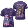 Personalized Court Name DOI Daughters Of Isis Purple Lady Shriners AEAONMS3D T-shirt Size S-5XL
